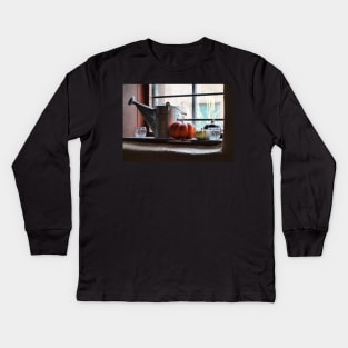 Adobe Window Autumn Still Life C1 Kids Long Sleeve T-Shirt